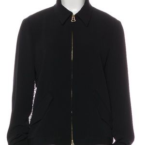 Derek Lam 10 Crosby Embroidered Zip up Jacket Size 10